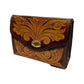 Brown Leather Western Style Handbag