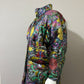 Vintage Bill Blass Paisley Peacock Feather Down Winter Coat Sz-Medium