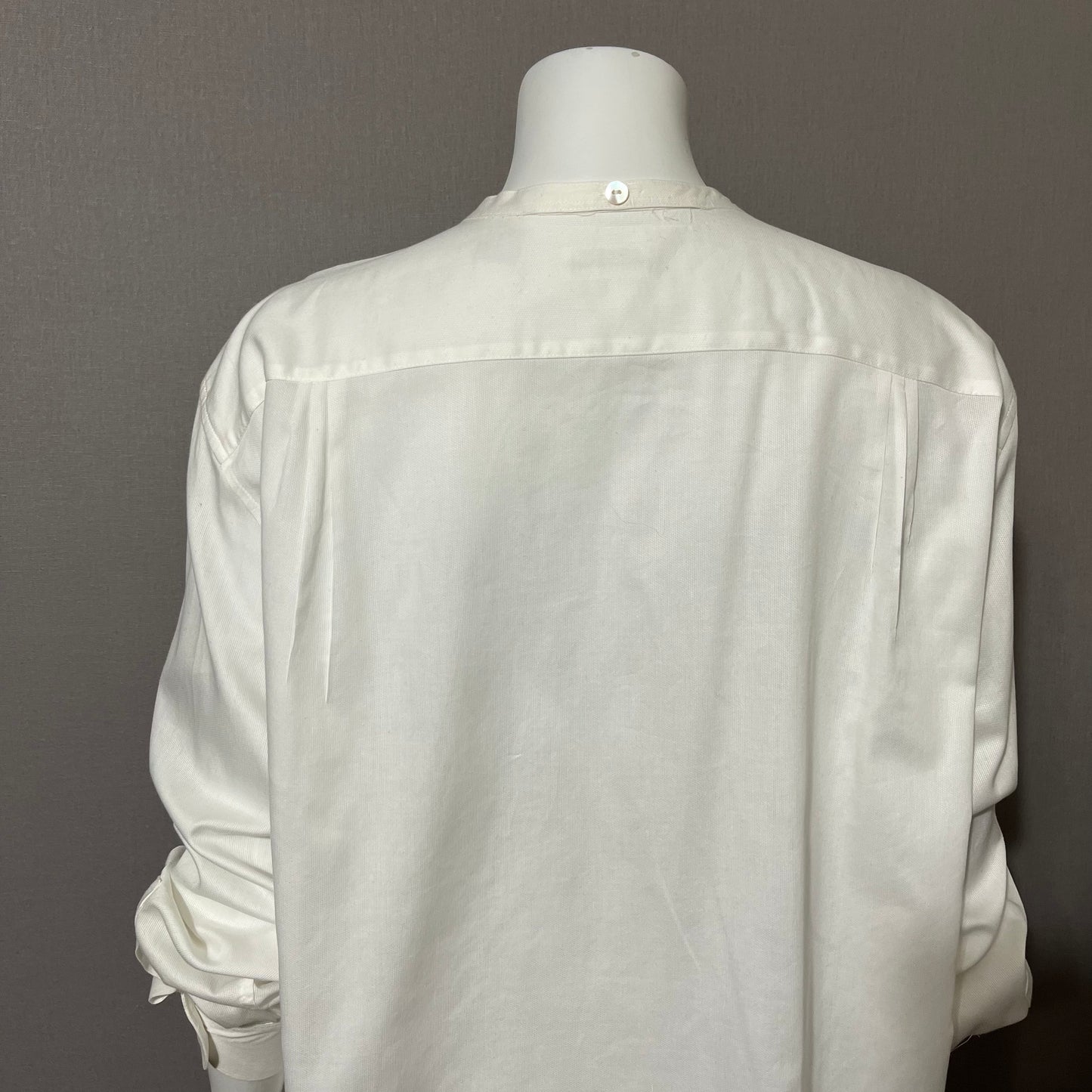 Banana Republic White Button Down Shirt/Dress Sz- Medium