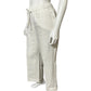 Tommy Bahama White 100% Linen Drawstring Cropped Pants Sz-Large