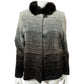 Vintage Jinx Wool Blend Fox Fur Collar Coat Sz-Small/Medium