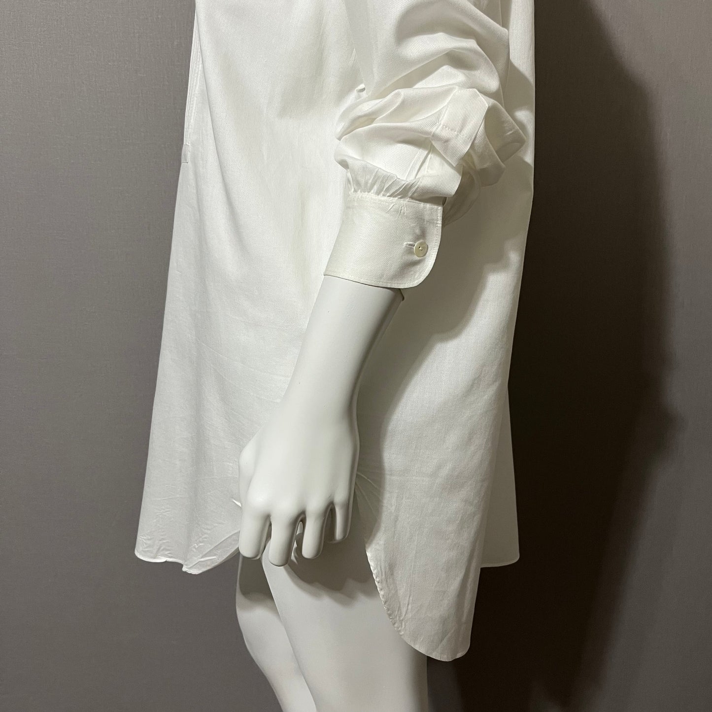 Banana Republic White Button Down Shirt/Dress Sz- Medium