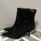 Stuart Weitzman Black Suede Leather Gore Tex Boot Sz-8 1/2