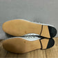1. State Silver Metallic Leather Studded Loafers Sz-9 1/2 M