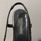 Sesto Meucci Black Square Toe Slip on Sandals Sz- 6 1/2 M