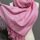 Pashmina Pink Silk Scarf