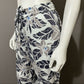 Tommy Bahama 100% Linen Leaf Print Cropped Pants Sz-Large