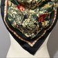 Harve Benard 100% Silk Leaf Print Scarf