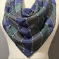 Stripe | Dot Print Silk Scarf