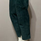 Vintage Pia Rucci Green Suede Leather Pants Sz- 12