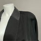 Vintage Wool/Leather Oversized Shoulder Blazer