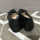 Vintage Salvatore Ferragamo Navy Flats Sz-6 1/2 M