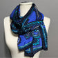 Anne Klein Blue | Green Silk Paisley Scarf