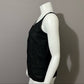 Liz Claiborne Black Linen Sleeveless Shell Top Sz Small
