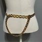 Skinny Gold Chain Square Adjustable Belt