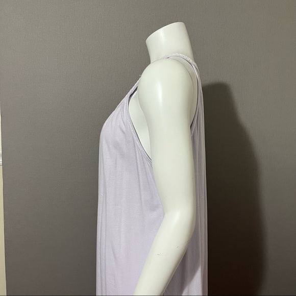 Vintage Carole Hochman Lavender Cotton Nightgown Sz- Medium
