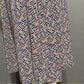 Vintage Rainbow Elastic Waist 100% Skirt Midi Skirt Sz-3X