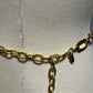 Gold And Silver Metal Chain Belt Sm/Med