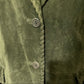 Lord & Taylor Green Suede Leather Blazer/Jacket Sz-22W