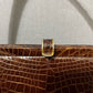 Vintage Lucille De Paris Alligator Skin Handbag