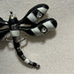 Black | White Dragonfly Brooch