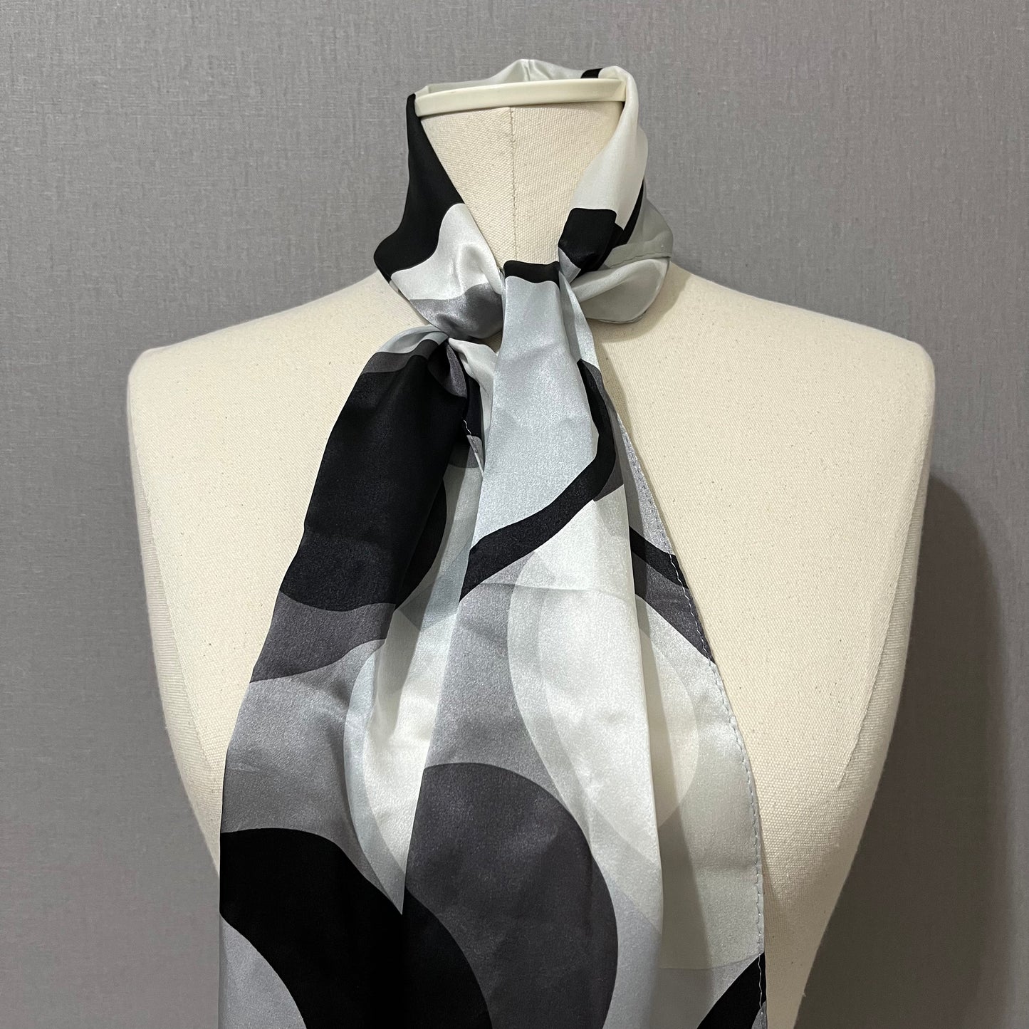 Coach Neutral Color 100% Silk Scarf