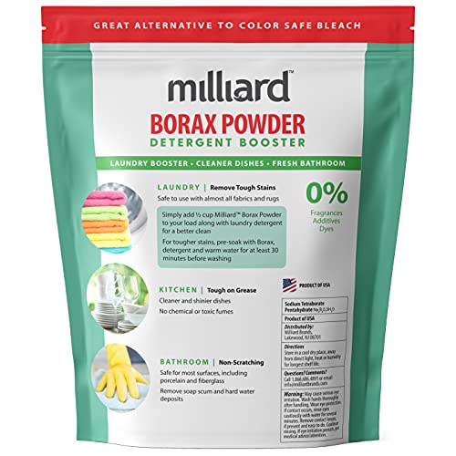 Milliard Borax Powder Laundry Booster, Unscented