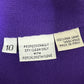 Vintage Carolyn Roehm Purple High Waisted Wool Skirt Sz-10