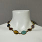 Jeweled With Gold Detail Necklace