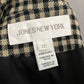 Wool Vintage Jones New York Wool Blend Plaid Blazer Sz-12