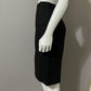 Vintage Black 2pc Wool Skirt Suit Set Sz-8