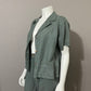 Debra DeRoo Green Silk/Linen Blend 2 Pc Pant Set Sz-Small