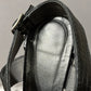 Stuart Weitzman Black Textured Leather Open Toe Sandals Sz-6.5 M