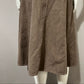J.Jill Taupe 100% Cotton Corduroy Midi Flare Skirt Sz-Large