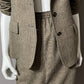 Evan Picone Brown | Tan With Velvet Collar Suit Set Sz-14