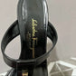 Salvatore Ferragamo Black Strap Sandal Sz- 6 1/2 B