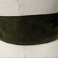 Vintage Olive Green Wide Suede Leather With Floral Buckle Belt Sz-XL