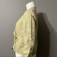 For The Republic Tan 100% Linen Jacket Sz-10