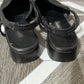 Sesto Meucci Black Square Toe Slip on Sandals Sz- 6 1/2 M