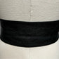 Vintage Black Leather Wide With Large Circle Buckle