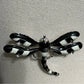 Black | White Dragonfly Brooch
