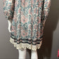 Roller Rabbit Pastel Paisley Floral 3/4 Sleeve Top Sz Medium