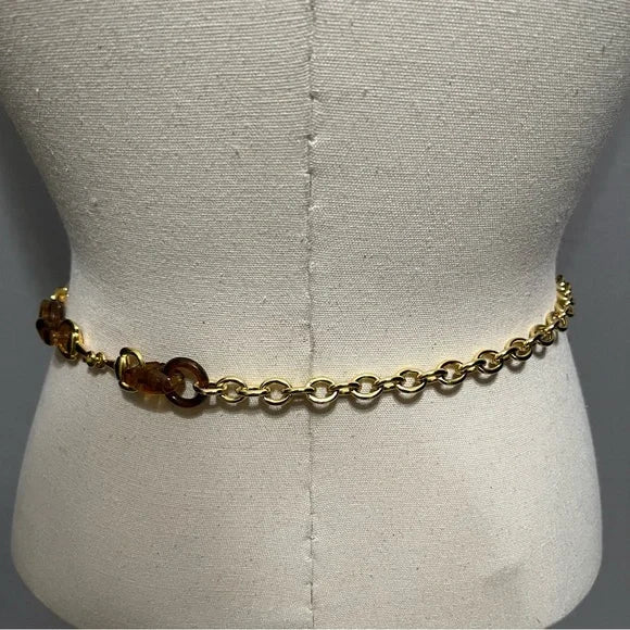 Gold Metal Chain Belt Sm/Med