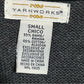 Yarnworks Dark Grey Beaded Knit Cardigan Size Small