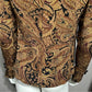 Dana Buchman Brown Paisley Silk Blazer Top