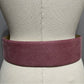 WHBM Pink Textured Extra Wide Silver Buckle Belt Sz-Medium/Large