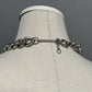 Gray Blue Brown Stone Statement Necklace