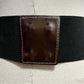 WHBM Partial Leather With Beaded Detail Sz-Medium