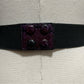 WHBM Purple Leather Lining Textured With Stretch Belt Sz-Small/Medium