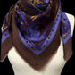 Christian Dior Paisley Floral Pure Wool Scarf OS